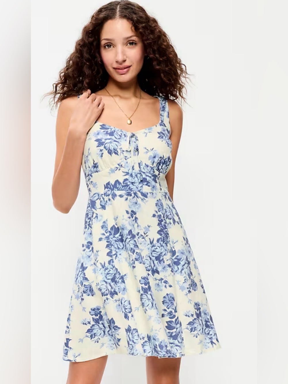 Old Navy Fit N Flare Cami Mini Dress NWOT M Tall Romantic Feminine Flirty Party